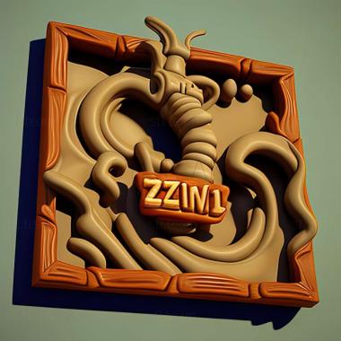 3D модель Игра Земляной червяк Джим 2 (STL)